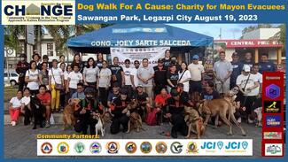 A Dog Walk for A Cause- Chairty program for the Evacuees of the Mayon Volcano eruption