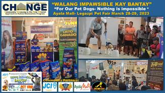 On March 28-30, 2023, the Junior Chamber International JC-LEGAZPI hosted their 3rd year two-day, Dog Show, entitled “There is Nothing Impossible from Our Guard Dogs” at the Ayala Malls,