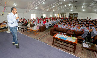 Awareness of school kids from GD Goenka School Srinagar