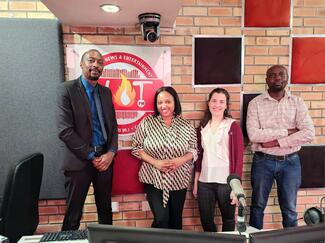 Rabies talk on Hot fm today Panelists: Dr Malcom Chiyoba VAZ President, Dr Raymond Hamoonga, National One Health Coordinator, ZNPHI and Molly Kreuze, USAID Zambia Senior Global Health Security Advisor