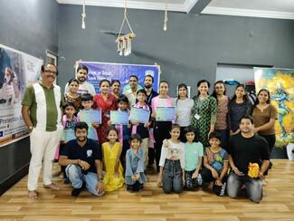 awareness among kids with prize distribution