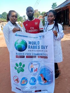 Rabies vaccination team