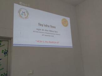 Awareness session at Urban Health center