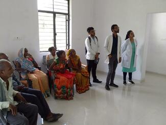 Awareness session at Urban Health center