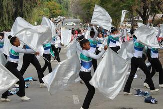 Drummies display to open the Oudtshoorn Animal Day event