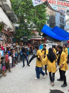 Awareness through street Play in Gautam Budh Nagar