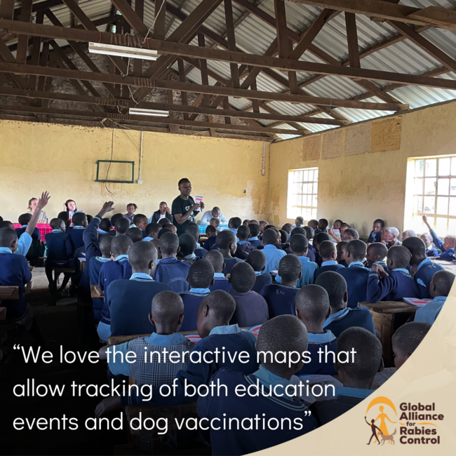 Mara North Conservancy Rabies Project school education campaign