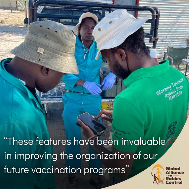 Namibia: DVS data capture with GARC App. GARC Featured Platform user