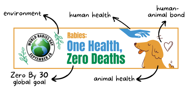 World Rabies Day 2022 theme banner explanation