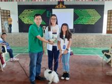 Rotary Club Lipa West Educators and girl with dog