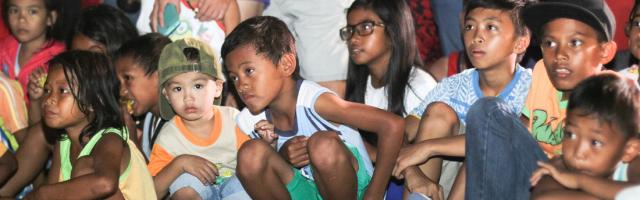 children learning in Sorsogon