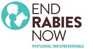 End Rabies Now logo. 