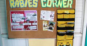 GARC project Sorsogon: Rabies corner education board for children