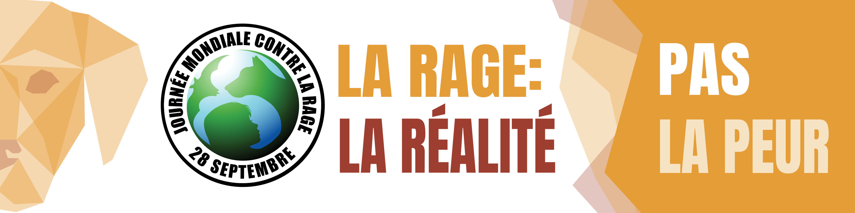 Journee Mondiale contre la Rage 2021. La Rage: La Realite, pas la Peur. GARC