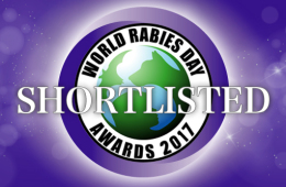 World Rabies Day shortlist badge
